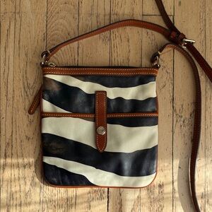 Dooney & Bourke Zebra Print Crossbody Bag